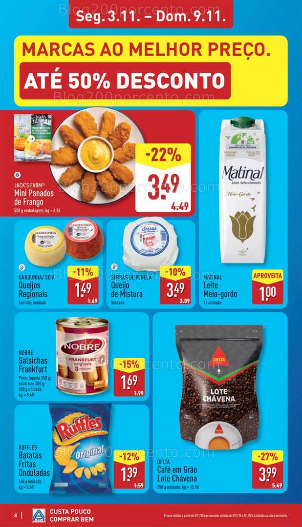 Antevisão Folheto ALDI Promoções de 3 a 9 novembro