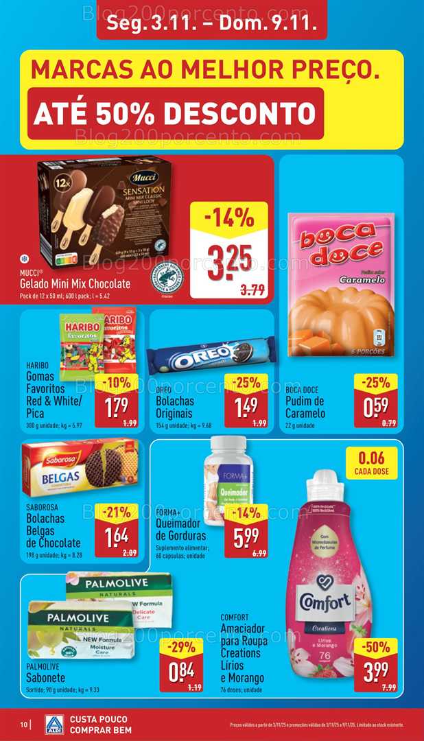 Antevisão Folheto ALDI Promoções de 3 a 9 novembro