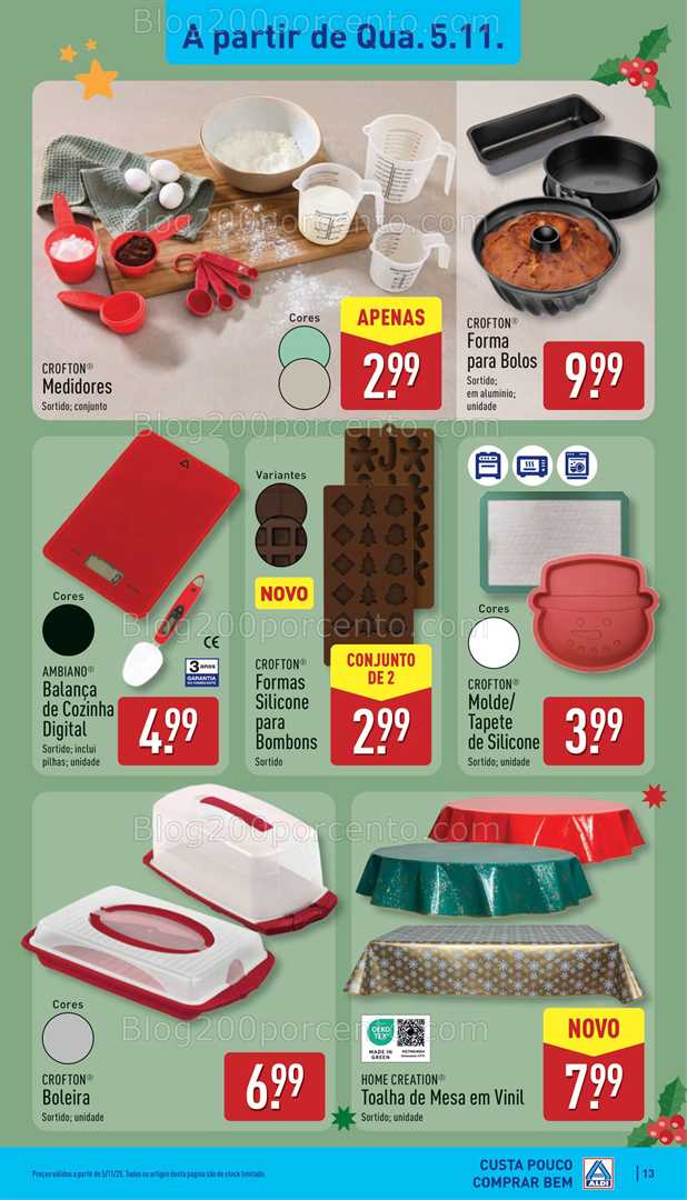Antevisão Folheto ALDI Promoções de 3 a 9 novembro
