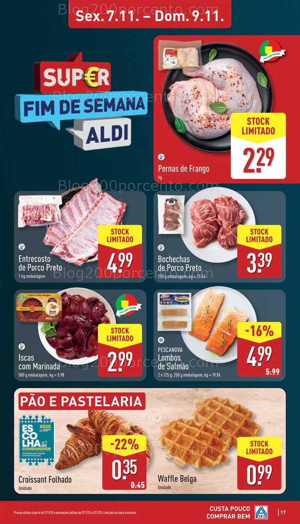 Antevisão Folheto ALDI Promoções de 3 a 9 novembro