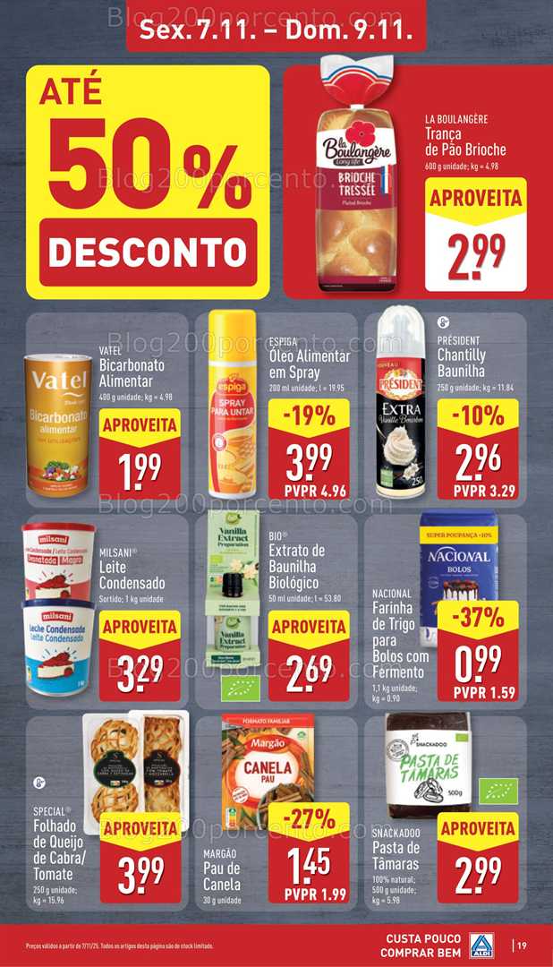 Antevisão Folheto ALDI Promoções de 3 a 9 novembro