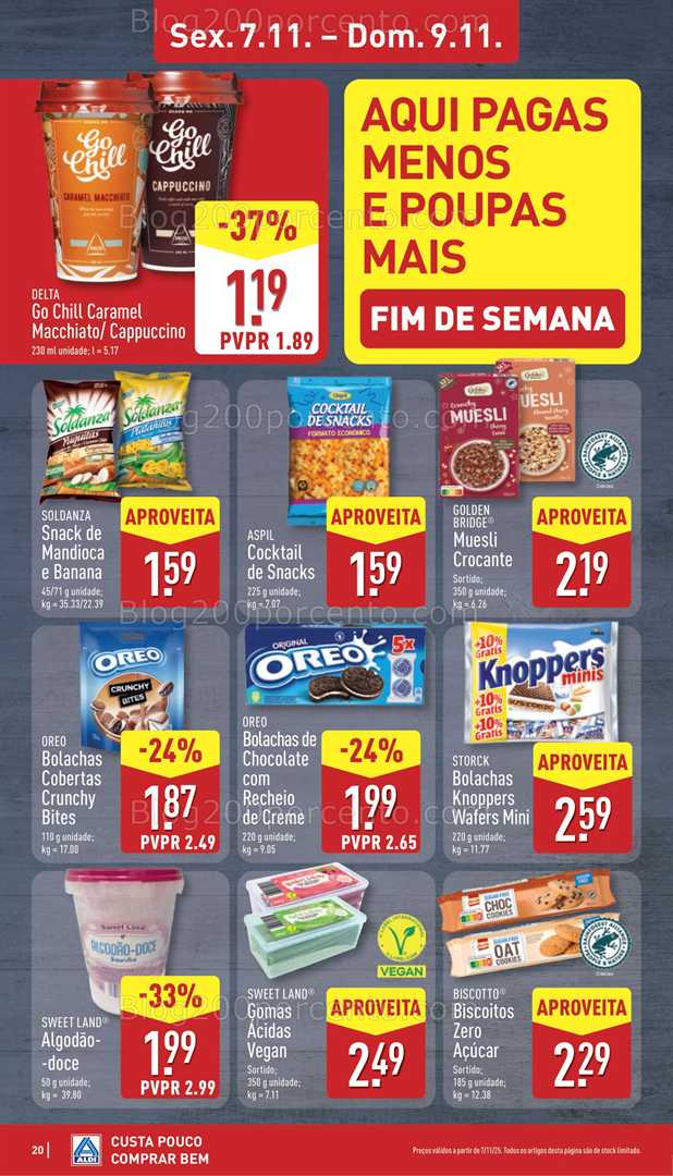 Antevisão Folheto ALDI Promoções de 3 a 9 novembro