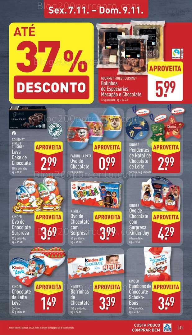 Antevisão Folheto ALDI Promoções de 3 a 9 novembro