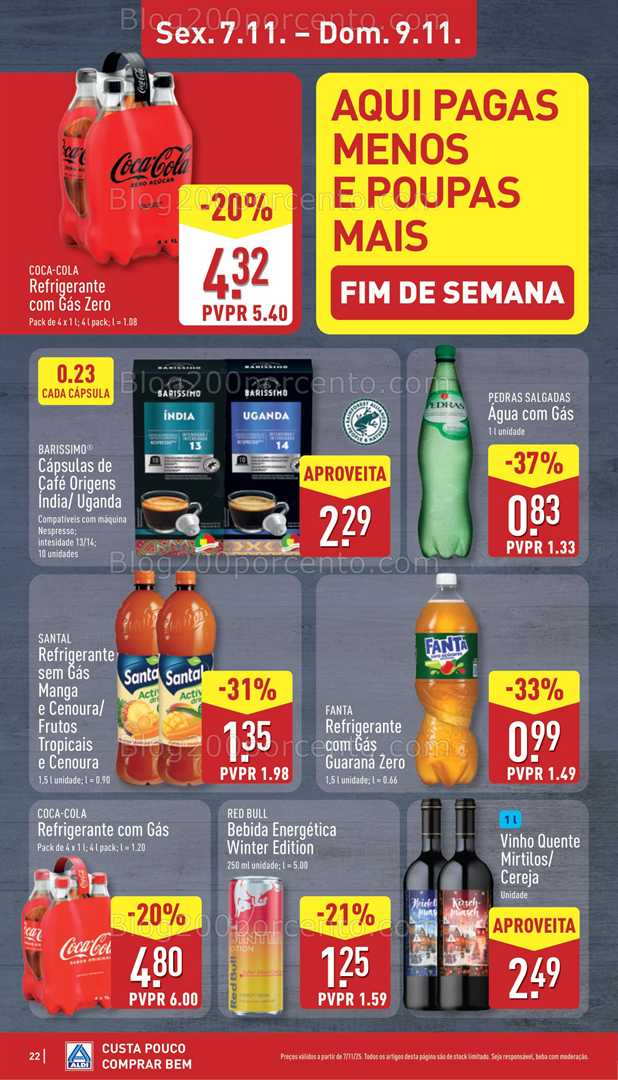 Antevisão Folheto ALDI Promoções de 3 a 9 novembro