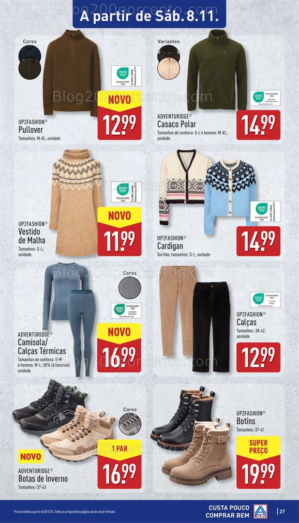 Antevisão Folheto ALDI Promoções de 8 a 9 novembro