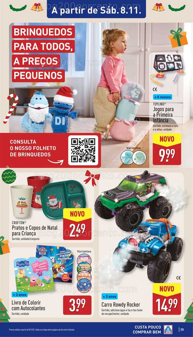 Antevisão Folheto ALDI Promoções de 8 a 9 novembro