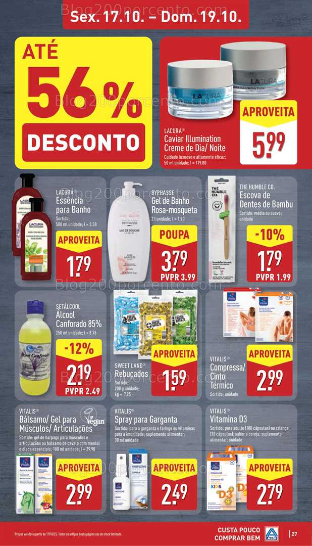 Antevisão Folheto ALDI Promoções de 13 a 19 outubro - Edição Digital