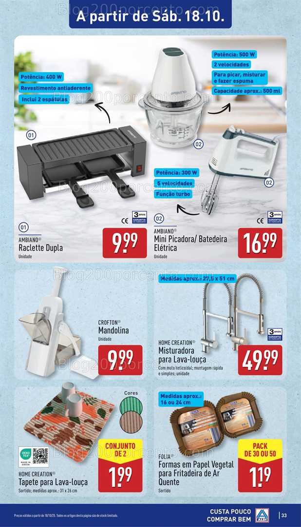 Antevisão Folheto ALDI Promoções de 13 a 19 outubro - Edição Digital
