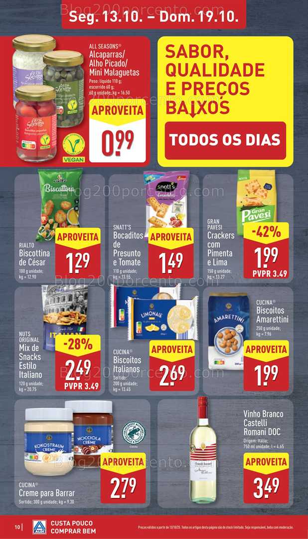 Antevisão Folheto ALDI Promoções de 13 a 19 outubro - Edição Digital