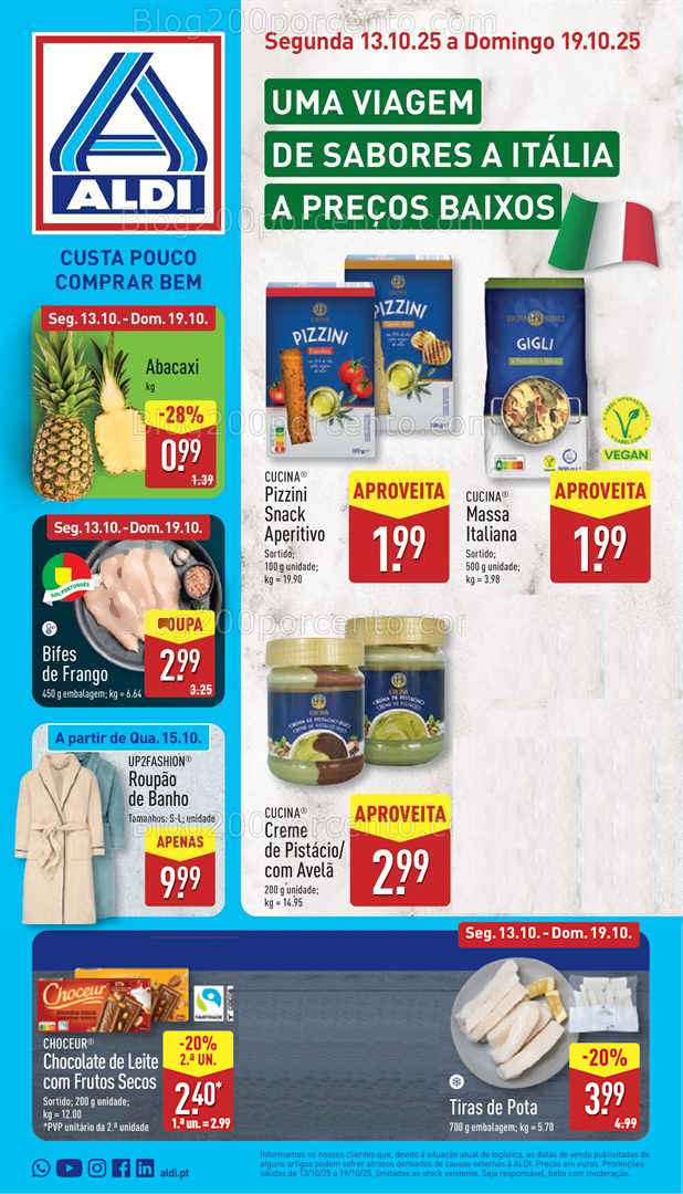 Antevisão Folheto ALDI Promoções de 13 a 19 outubro - Edição Digital