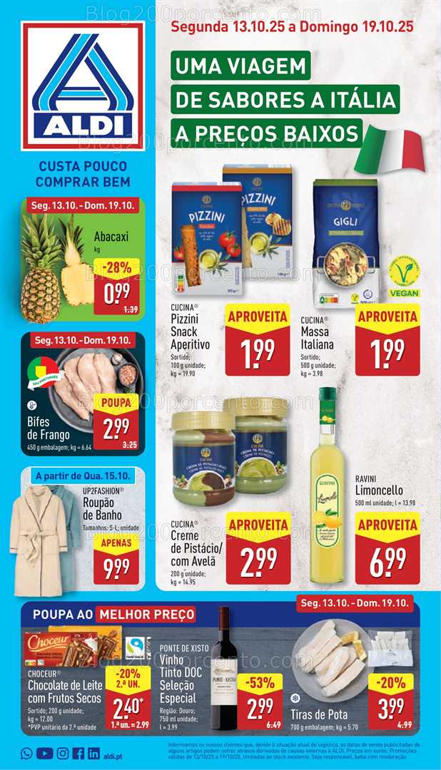 Antevisão Folheto ALDI Promoções de 13 a 19 outubro - Edição Digital