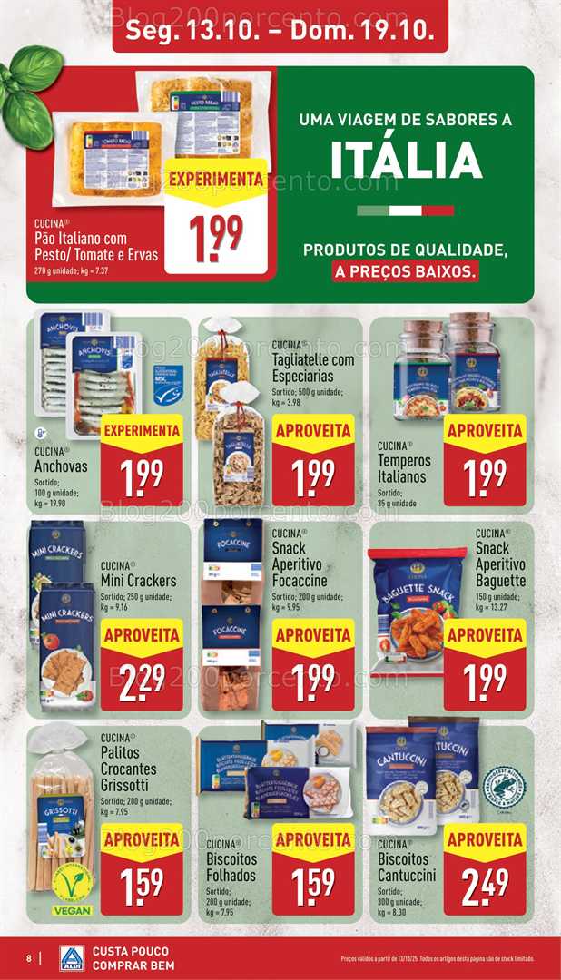 Antevisão Folheto ALDI Sabores do Mundo Promoções de 13 a 19 outubro
