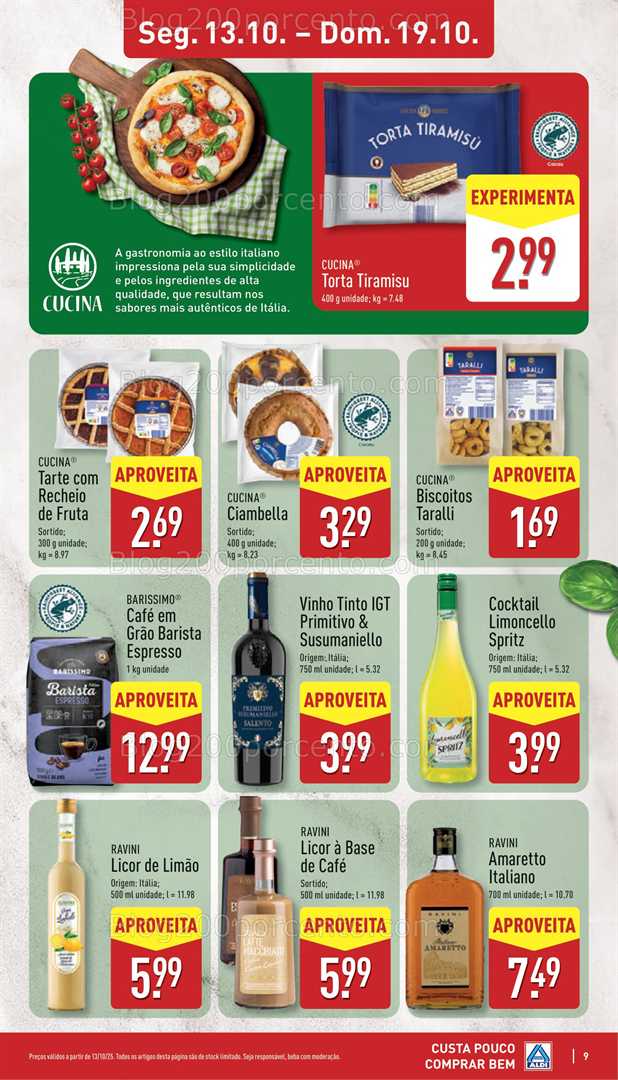 Antevisão Folheto ALDI Sabores do Mundo Promoções de 13 a 19 outubro