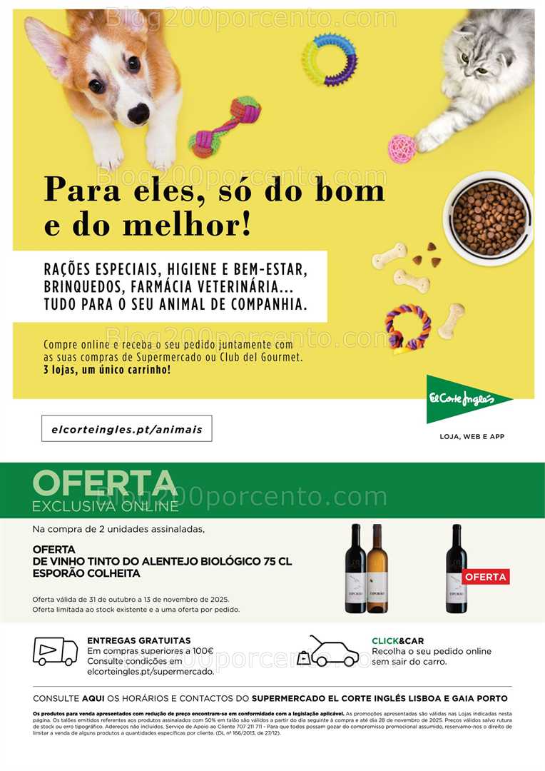 Antevisão Folheto EL CORTE INGLÉS Promoções de 31 outubro a 13 novembro