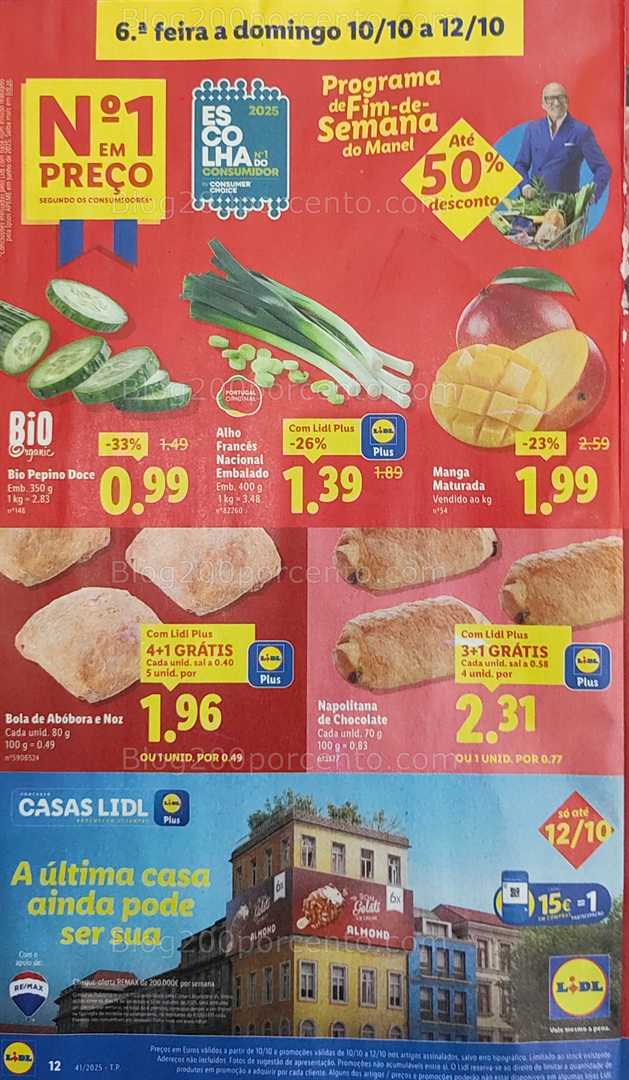 Antevisão Folheto LIDL Promoções de 6 a 12 outubro