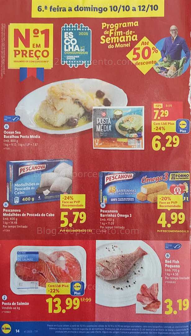 Antevisão Folheto LIDL Promoções de 6 a 12 outubro