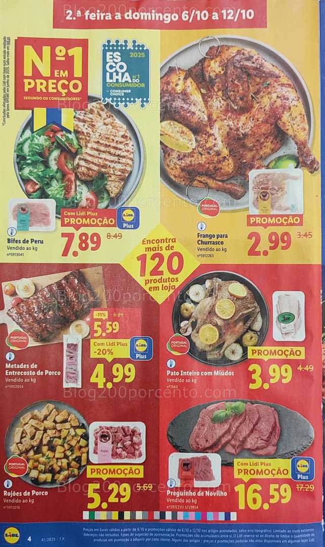Antevisão Folheto LIDL Promoções de 6 a 12 outubro