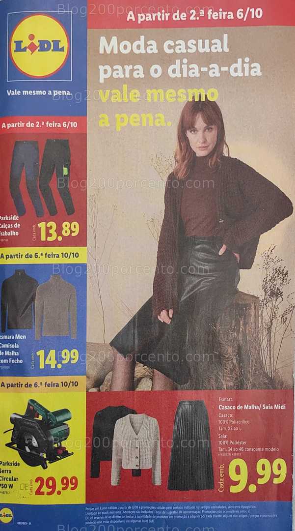 Antevisão Folheto LIDL Bazar Promoções de 6 a 12 outubro
