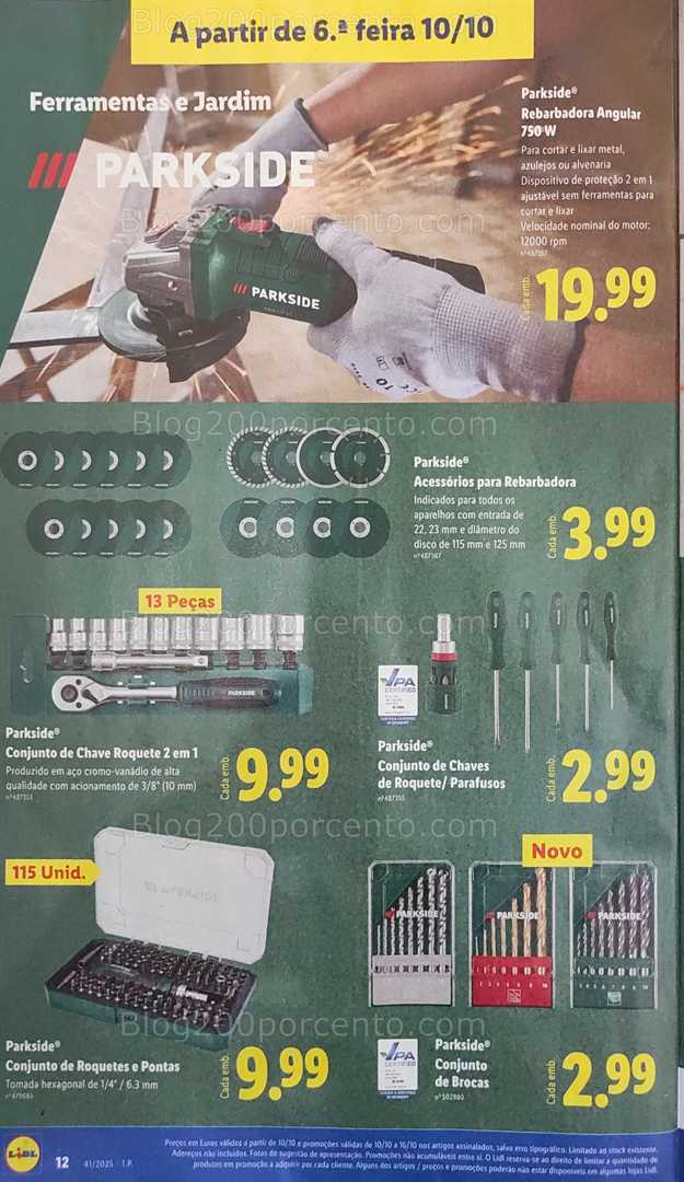 Antevisão Folheto LIDL Bazar Promoções de 6 a 12 outubro