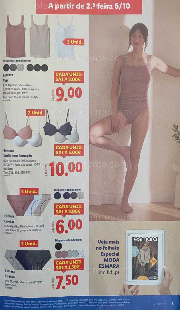 Antevisão Folheto LIDL Bazar Promoções de 6 a 12 outubro