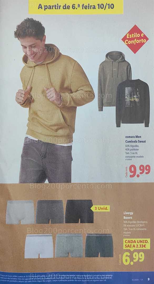 Antevisão Folheto LIDL Bazar Promoções de 6 a 12 outubro