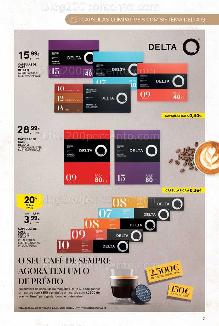 Antevisão Folheto CONTINENTE Bebidas Quentes Promoções de 14 a 26 outubro - Edição Digital
