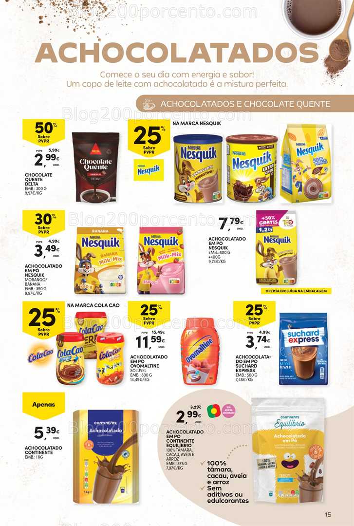 Antevisão Folheto CONTINENTE Bebidas Quentes Promoções de 14 a 26 outubro - Edição Digital