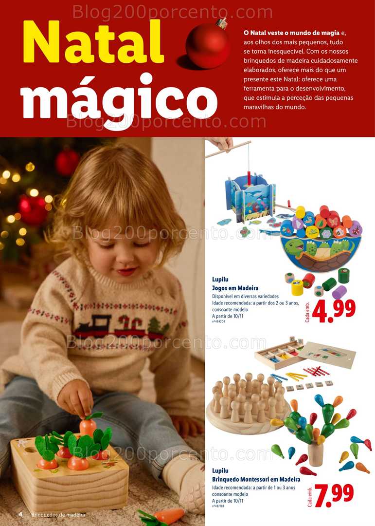 Antevisão Folheto LIDL Brinquedos de Natal Promoções a partir de 27 outubro