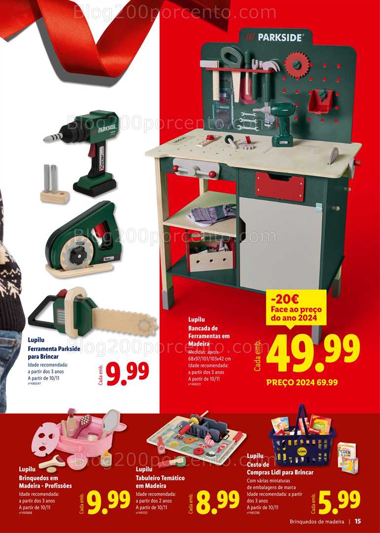 Antevisão Folheto LIDL Brinquedos de Natal Promoções a partir de 27 outubro