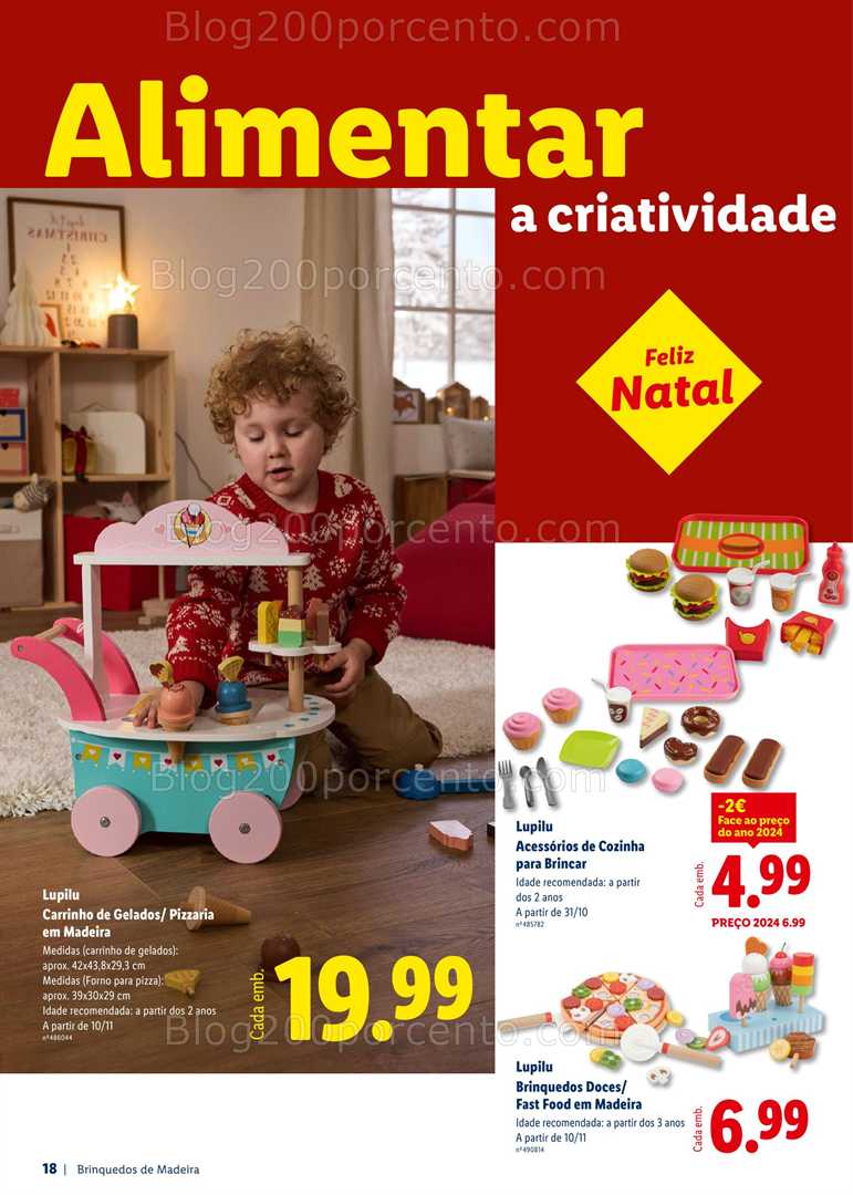 Antevisão Folheto LIDL Brinquedos de Natal Promoções a partir de 27 outubro