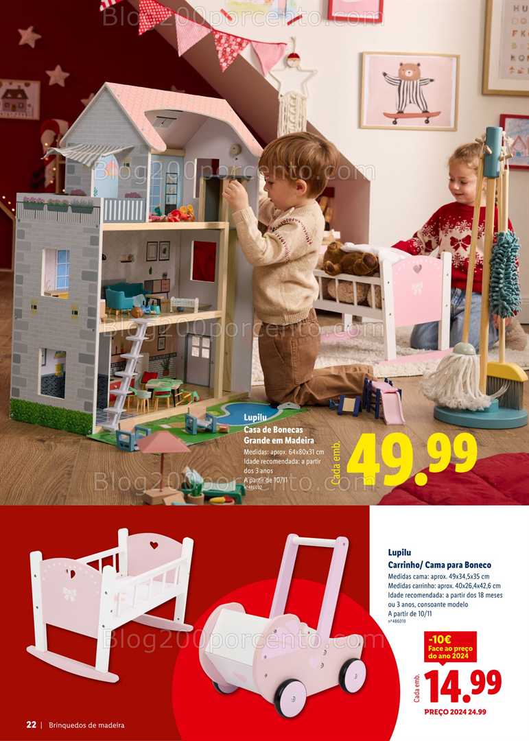 Antevisão Folheto LIDL Brinquedos de Natal Promoções a partir de 27 outubro