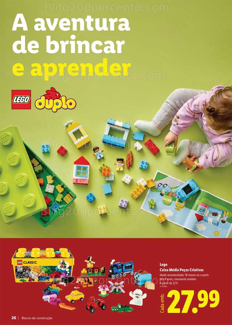 Antevisão Folheto LIDL Brinquedos de Natal Promoções a partir de 27 outubro