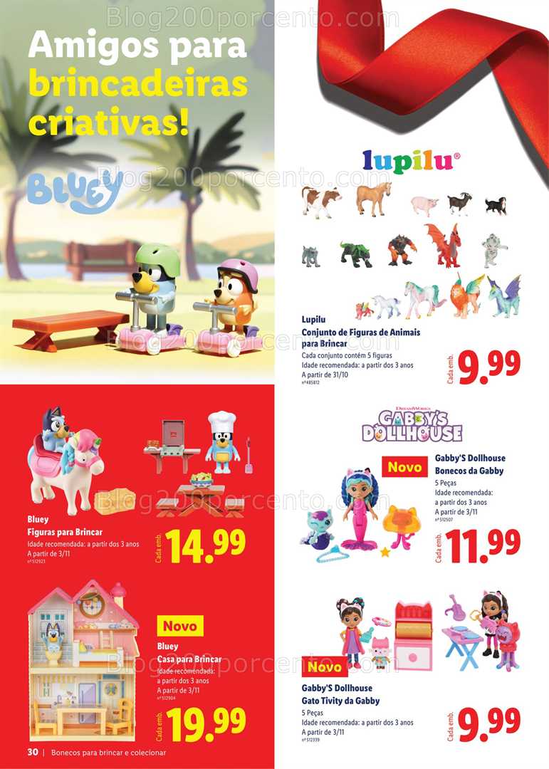 Antevisão Folheto LIDL Brinquedos de Natal Promoções a partir de 27 outubro