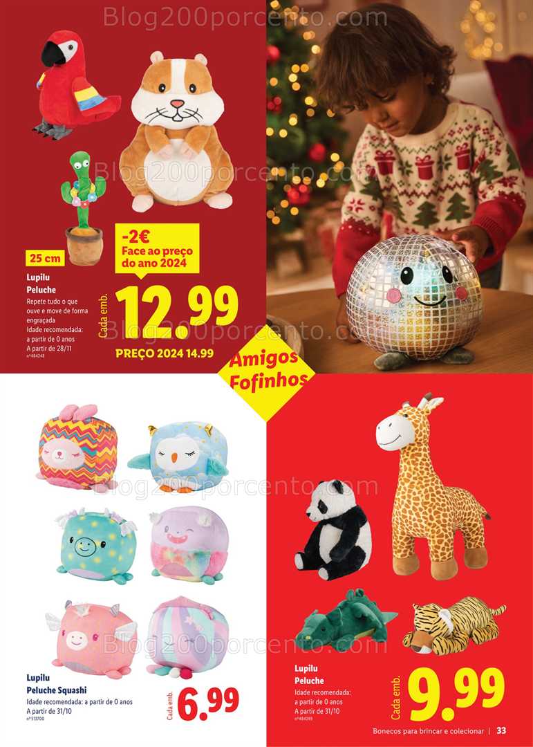 Antevisão Folheto LIDL Brinquedos de Natal Promoções a partir de 27 outubro