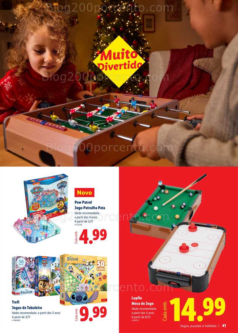 Antevisão Folheto LIDL Brinquedos de Natal Promoções a partir de 27 outubro