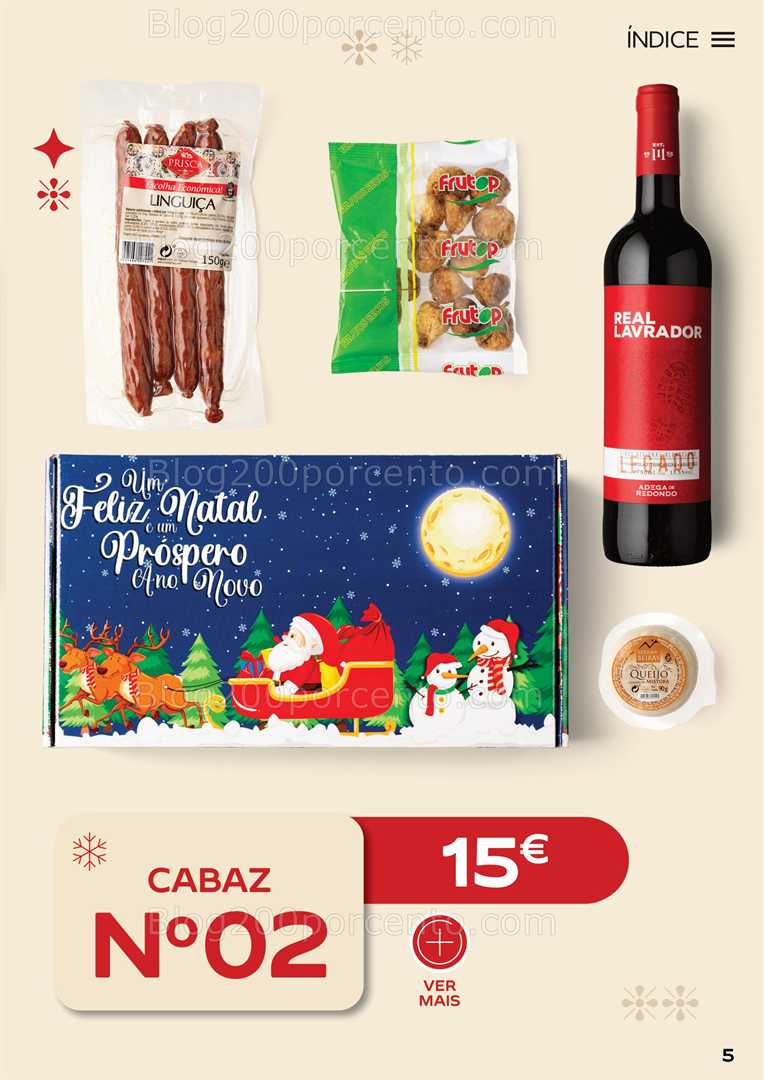 Antevisão Folheto CONTINENTE Cabazes de Natal Promoções de 6 outubro a 6 janeiro
