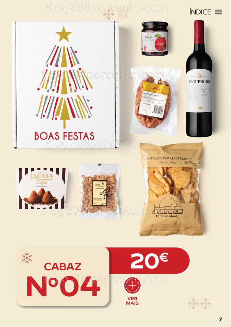 Antevisão Folheto CONTINENTE Cabazes de Natal Promoções de 6 outubro a 6 janeiro