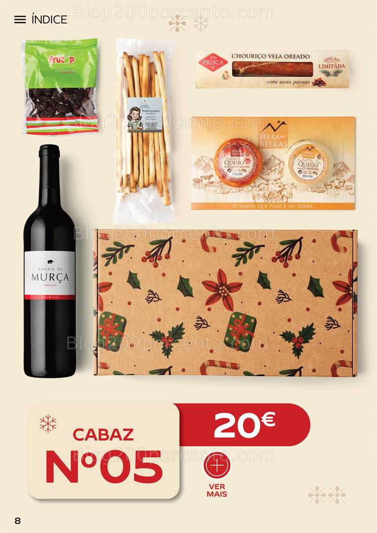 Antevisão Folheto CONTINENTE Cabazes de Natal Promoções de 6 outubro a 6 janeiro