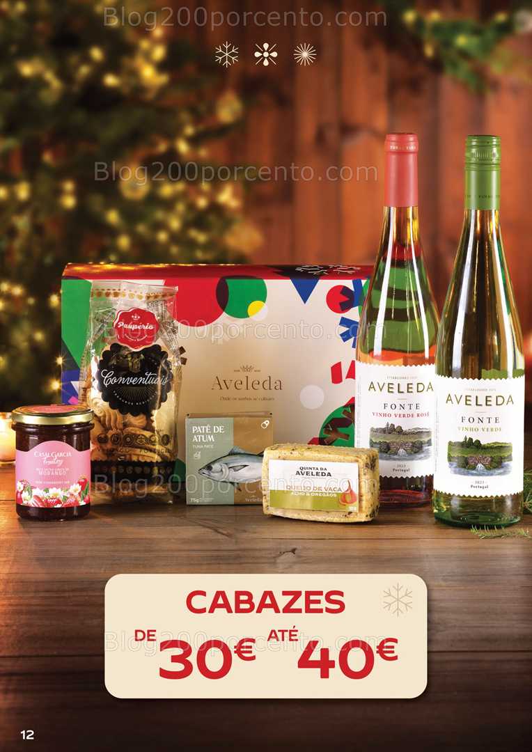Antevisão Folheto CONTINENTE Cabazes de Natal Promoções de 6 outubro a 6 janeiro