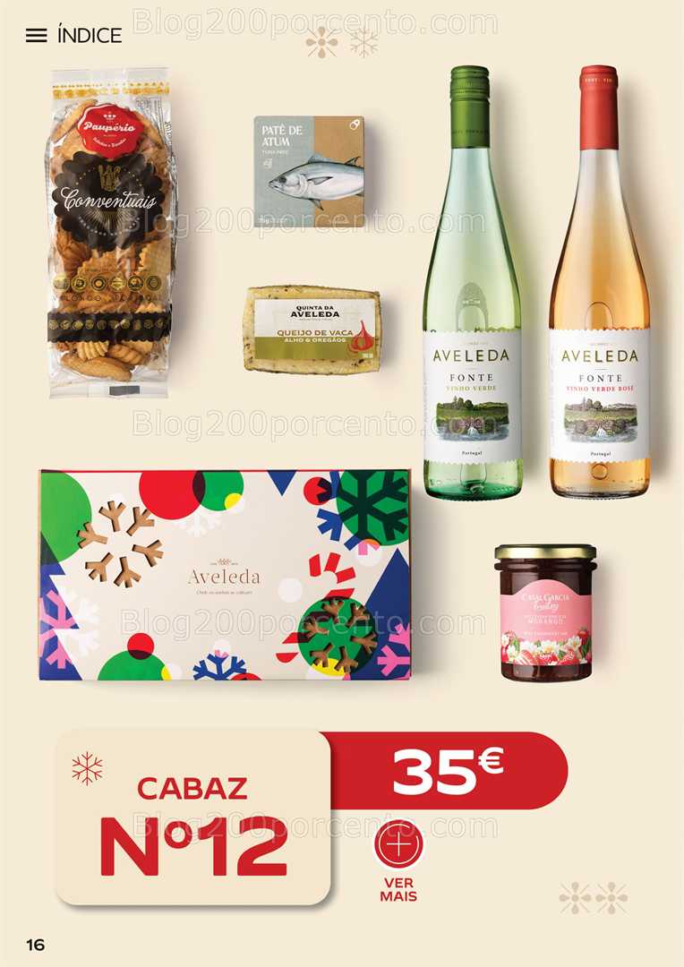 Antevisão Folheto CONTINENTE Cabazes de Natal Promoções de 6 outubro a 6 janeiro