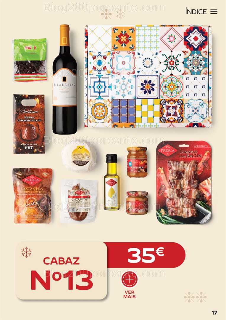 Antevisão Folheto CONTINENTE Cabazes de Natal Promoções de 6 outubro a 6 janeiro