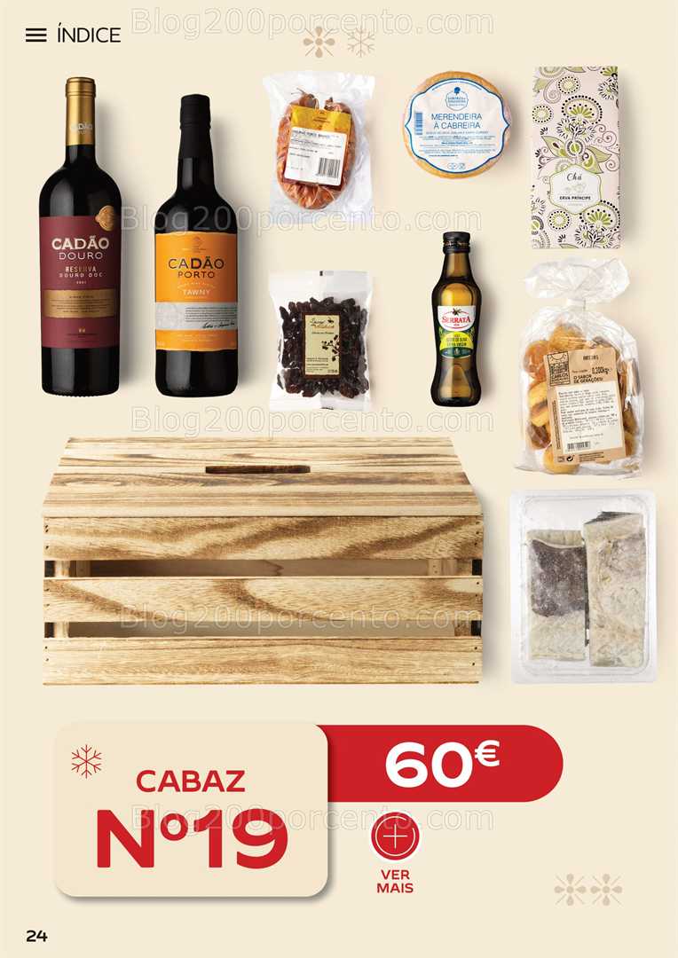 Antevisão Folheto CONTINENTE Cabazes de Natal Promoções de 6 outubro a 6 janeiro