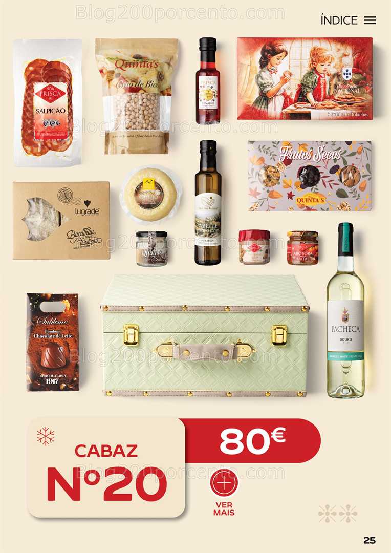 Antevisão Folheto CONTINENTE Cabazes de Natal Promoções de 6 outubro a 6 janeiro