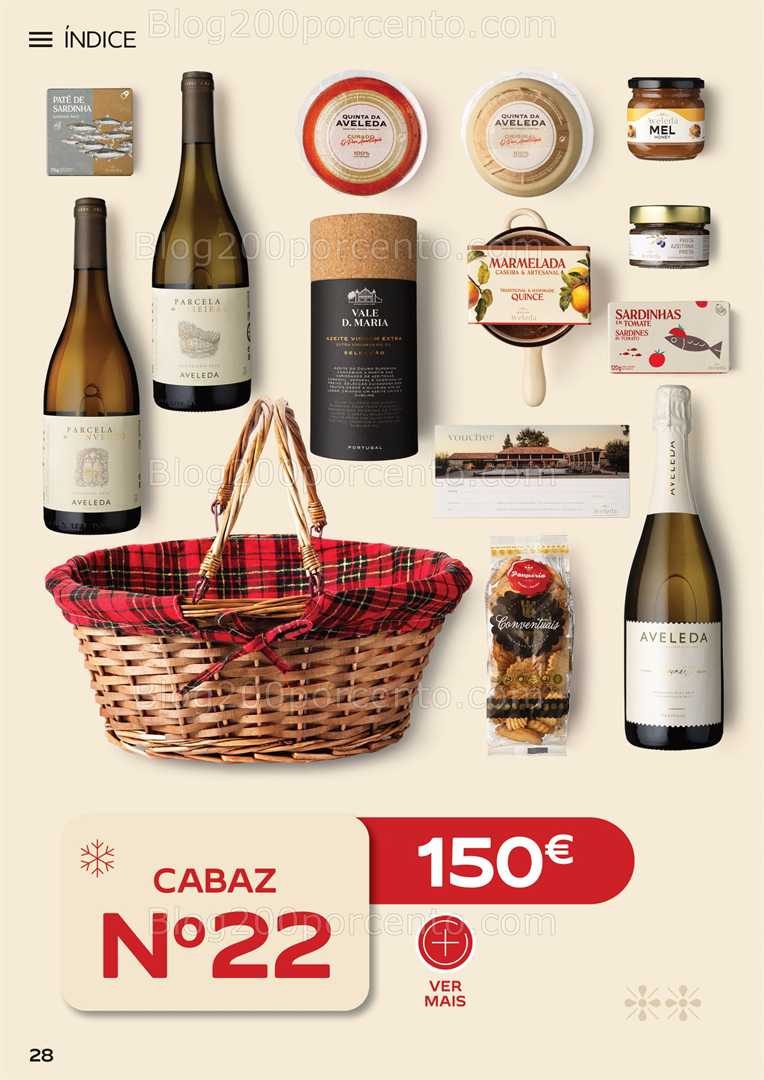 Antevisão Folheto CONTINENTE Cabazes de Natal Promoções de 6 outubro a 6 janeiro