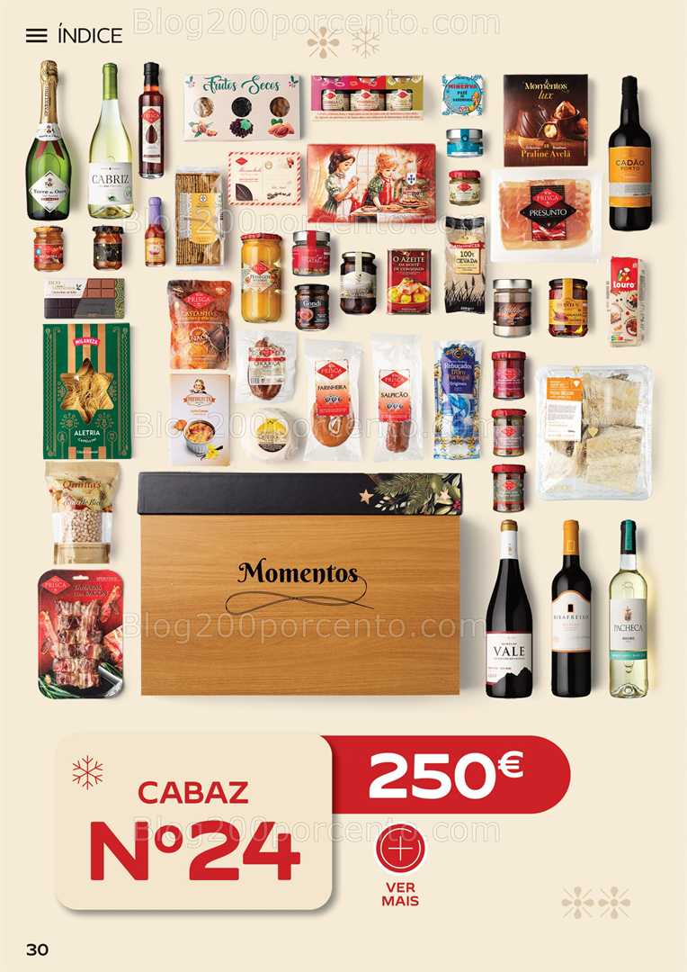 Antevisão Folheto CONTINENTE Cabazes de Natal Promoções de 6 outubro a 6 janeiro
