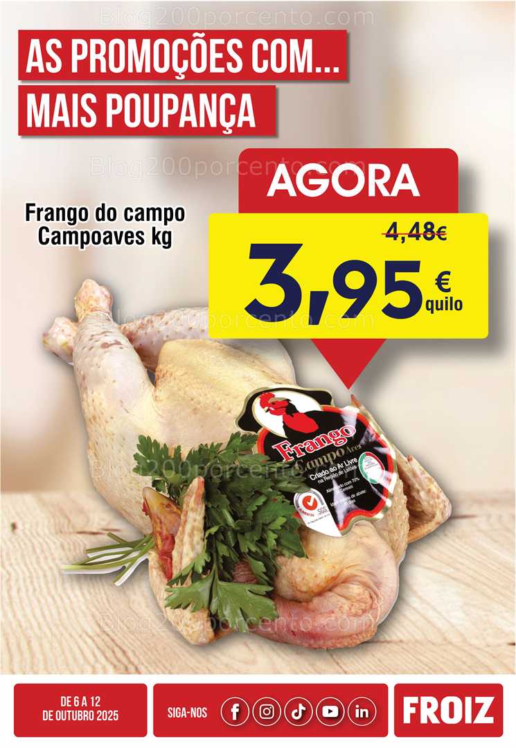 Antevisão Folheto FROIZ Promoções a partir de 6 a 12 outubro