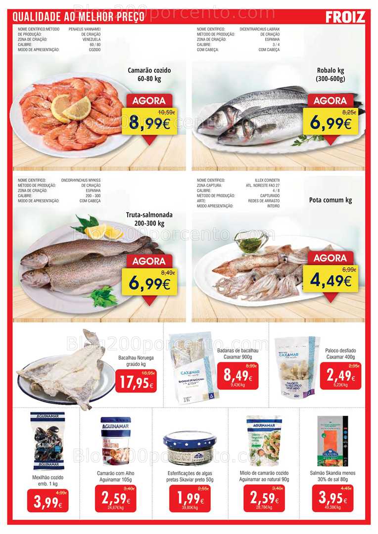 Antevisão Folheto FROIZ Promoções de 23 outubro a 12 novembro