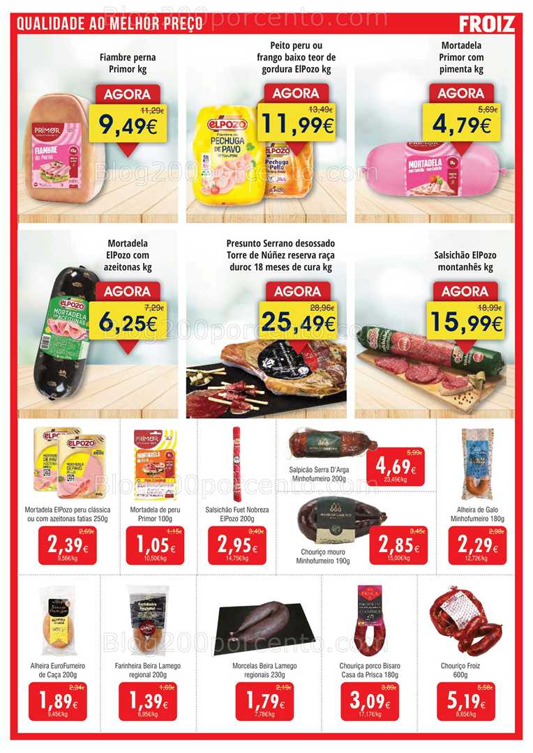 Antevisão Folheto FROIZ Promoções de 23 outubro a 12 novembro