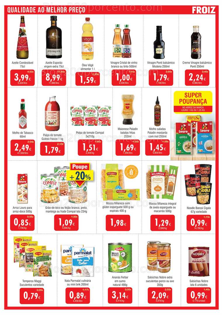 Antevisão Folheto FROIZ Promoções de 23 outubro a 12 novembro