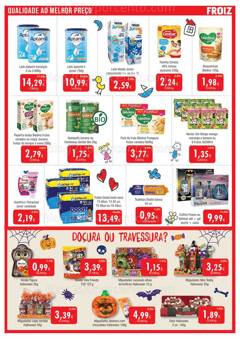 Antevisão Folheto FROIZ Promoções de 23 outubro a 12 novembro